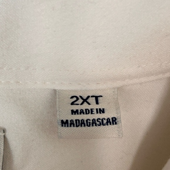 Rowm The Lodge Collection Long Sleeve Brushed Solid Button Down Shirt, 2XT - Picture 8 of 11